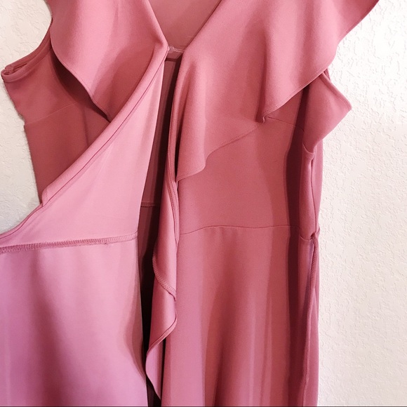 Spense Blush Pink True Wrap Dress SZ 14 EUC - Picture 10 of 14